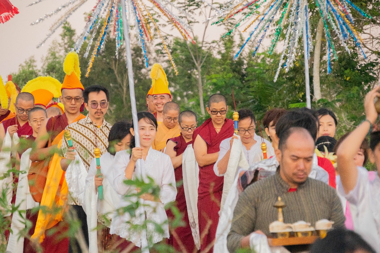 Kirab Penyambutan Pratima Bhagavati Vajrayogini